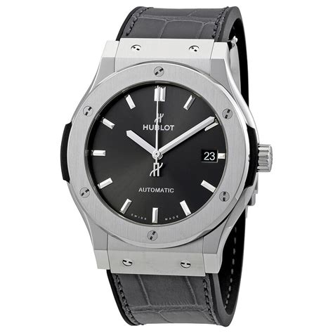 hublot silver watch